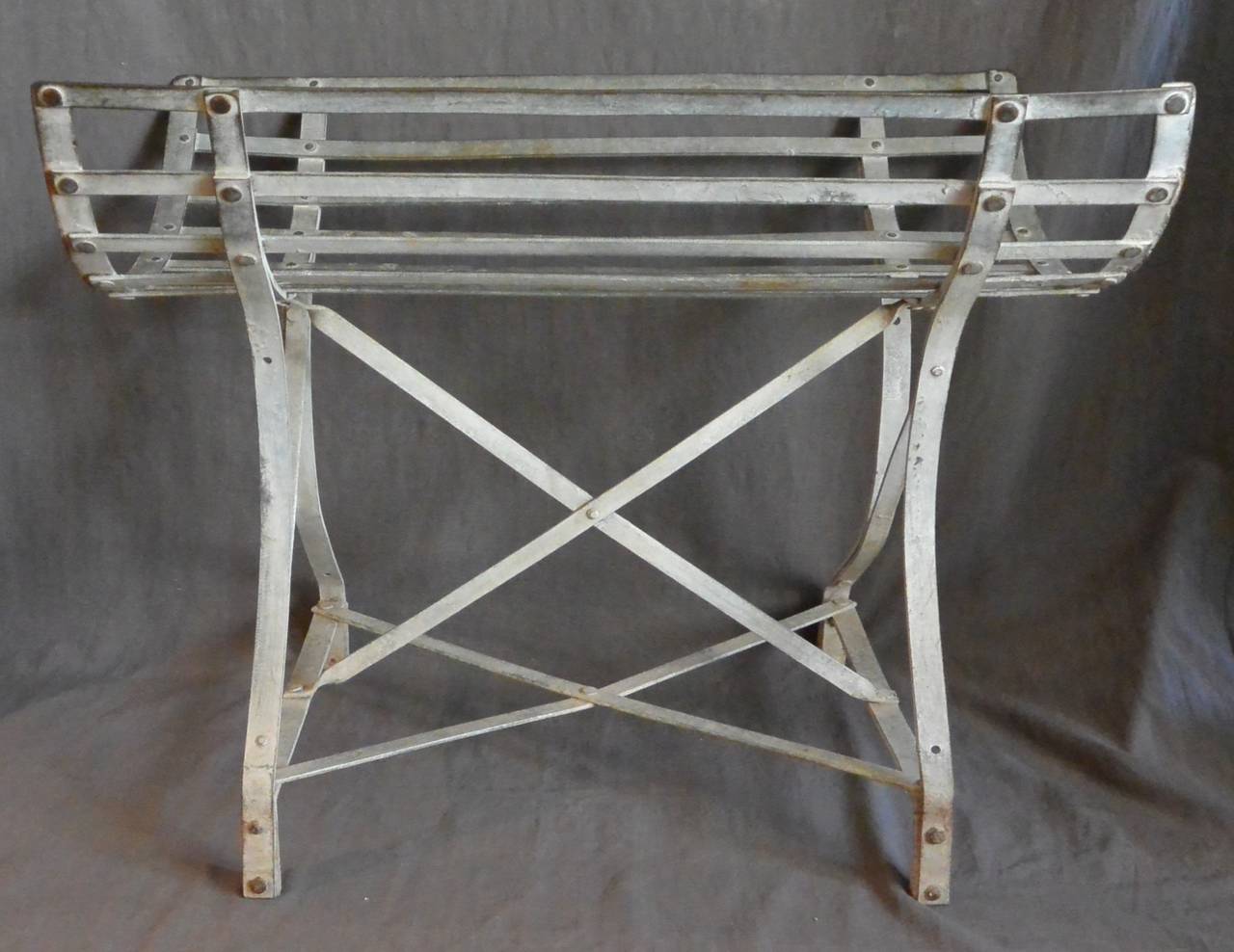 Industrial Zinc Table For Sale 3