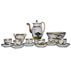 Paris Porcelain Bird Coffee Service 11