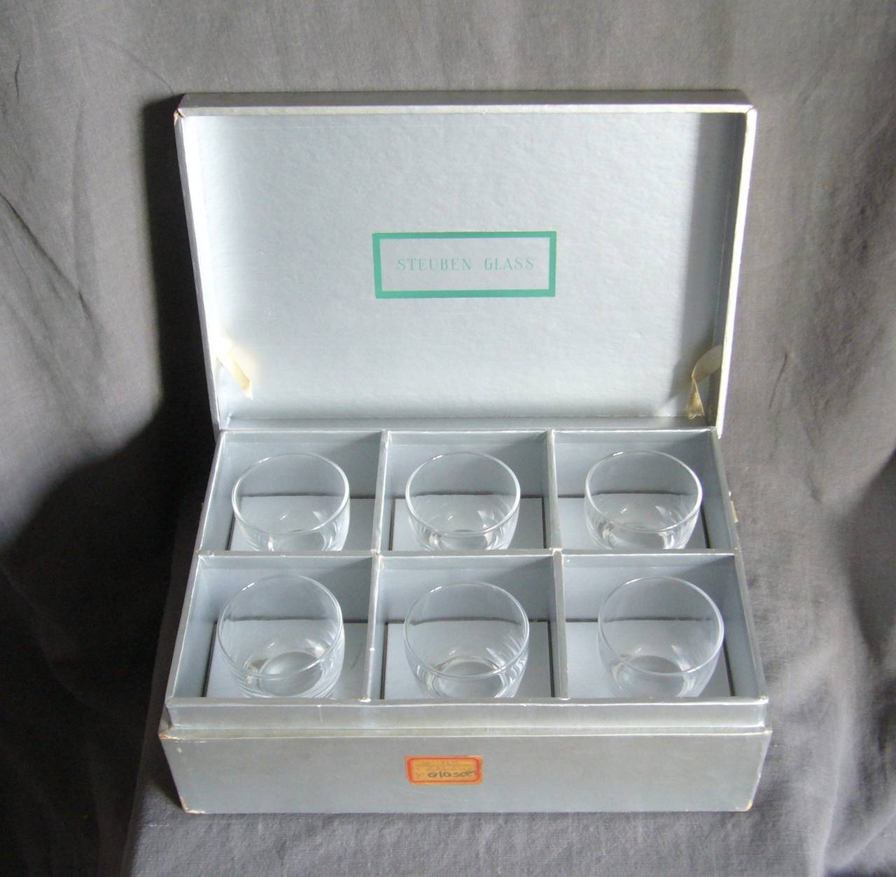 20th Century Steuben Crystal Glasses