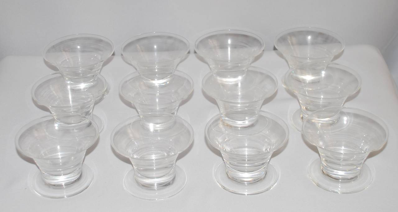 12 Steuben Crystal Bowls Signed 3