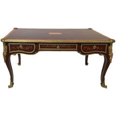 Louis XV Style Cabriole Leg Desk Gilt Bronze