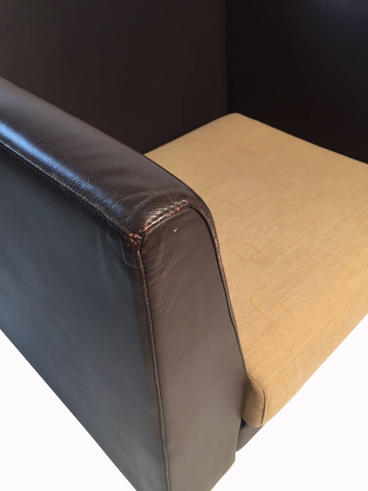 Post-Modern Ettore Sottsass Eastside Lounge Chair for Knoll For Sale