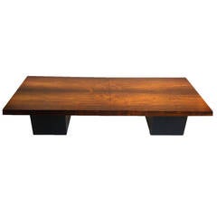 Rosewood Expanding Coffee Table by John Keal for Brown-Saltman