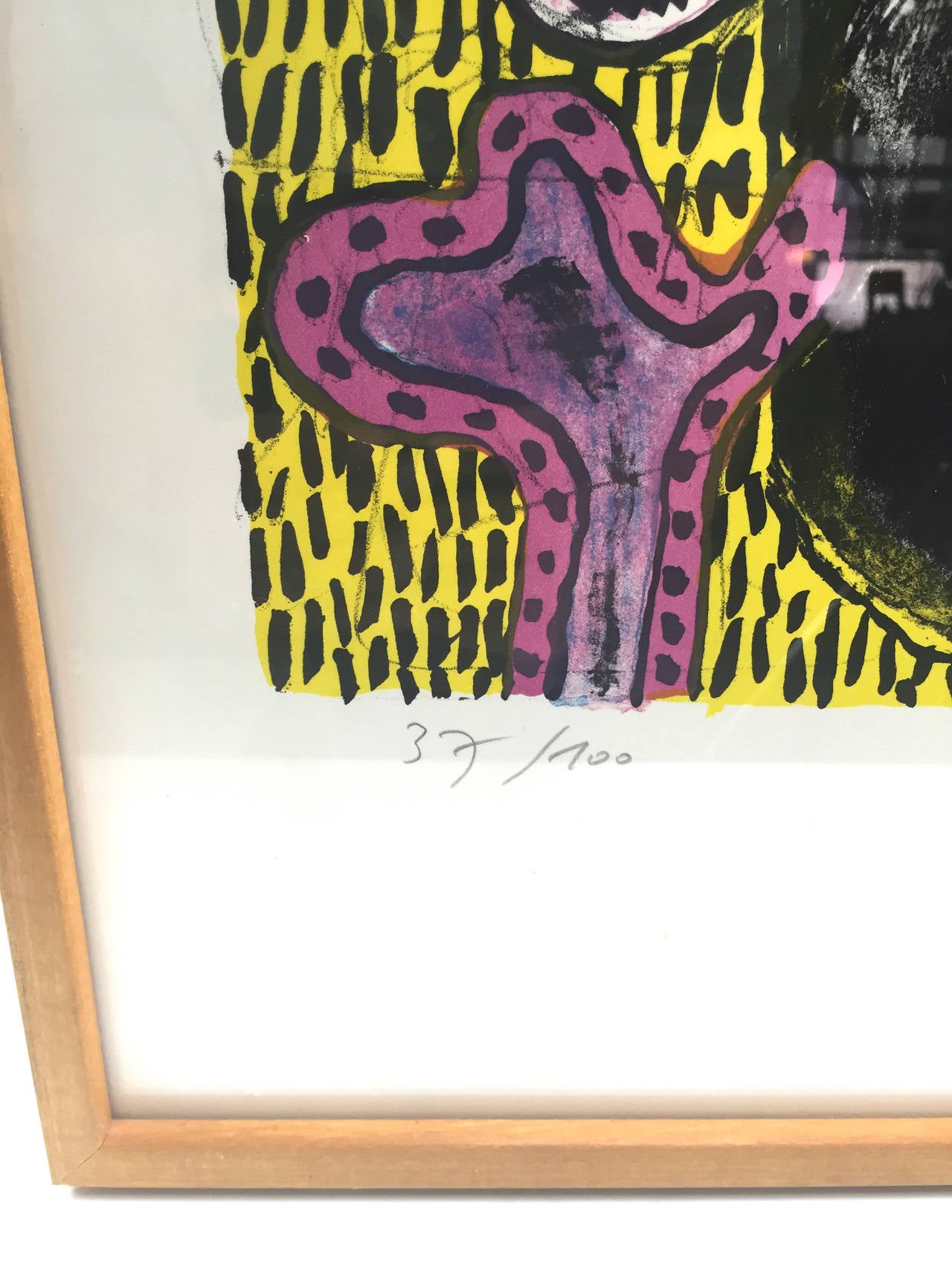 Modern Signed Lithograph 