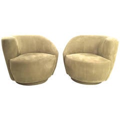 Vladimir Kagan Nautilus Chairs for Directional Vladimir Kagan Nautilus Chairs for Directional