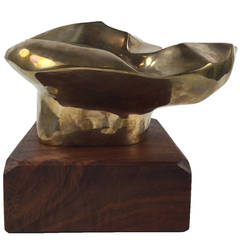 Cast Bronze Sculpture "Luminosity" by Manuel Abascal, 2000, signed