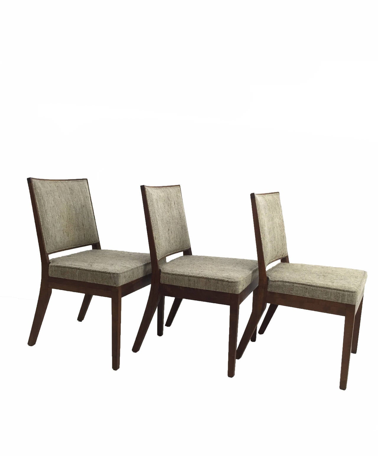 John Kapel for Glenn Walnut Dining Chairs In Good Condition For Sale In Berkeley, CA