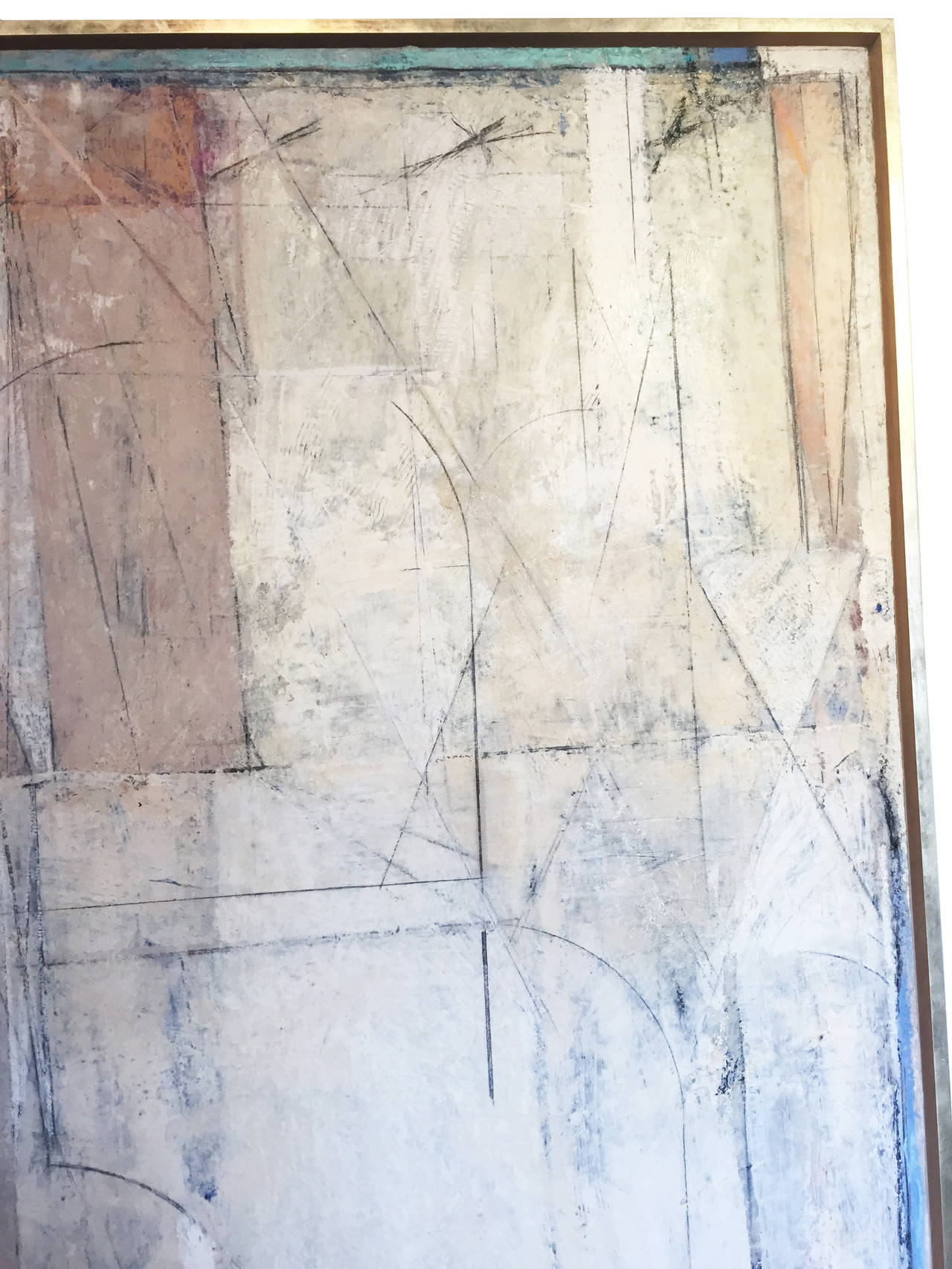 Abstract Painting on Canvas by John Belingheri In Excellent Condition In Berkeley, CA