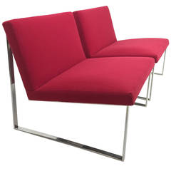Milo Baughman Style B2 Chair by Fabien Baron for Bernhardt