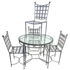 Used Mario Papperzinni for John Salterini Patio Table and Chairs
