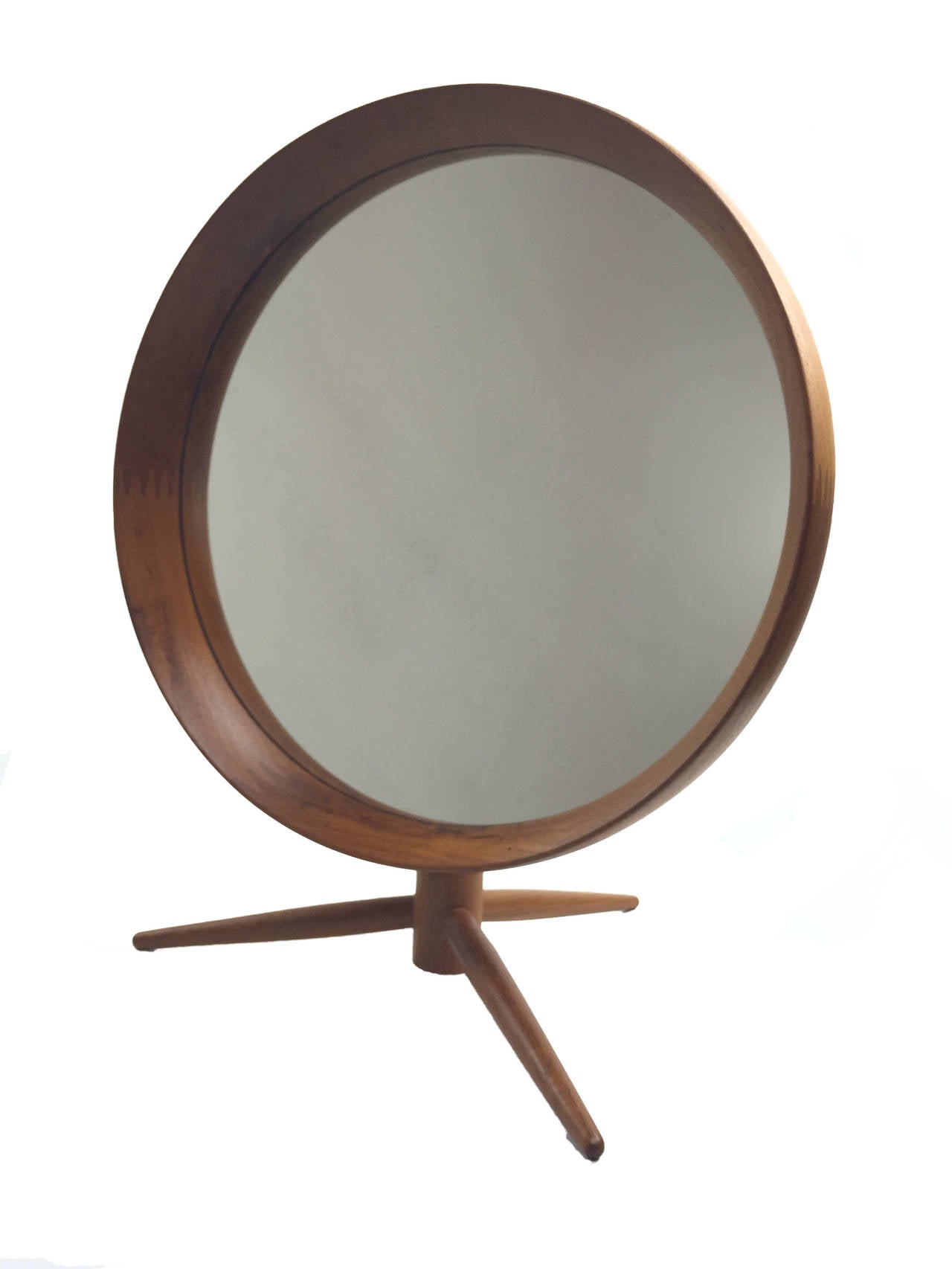 Charming Tabletop Mirror by Pedersen and Hansen, Denmark