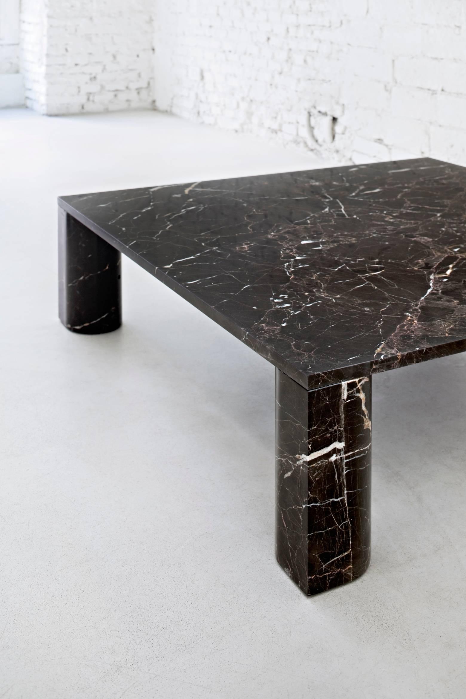 The stone is the star of the show in these tables which were designed by Michael Anastassiades with the specific intention of highlighting the opulence of the marbles chosen for his collection ‘Love Me, Love Me Not’.

Instead of the highly polished