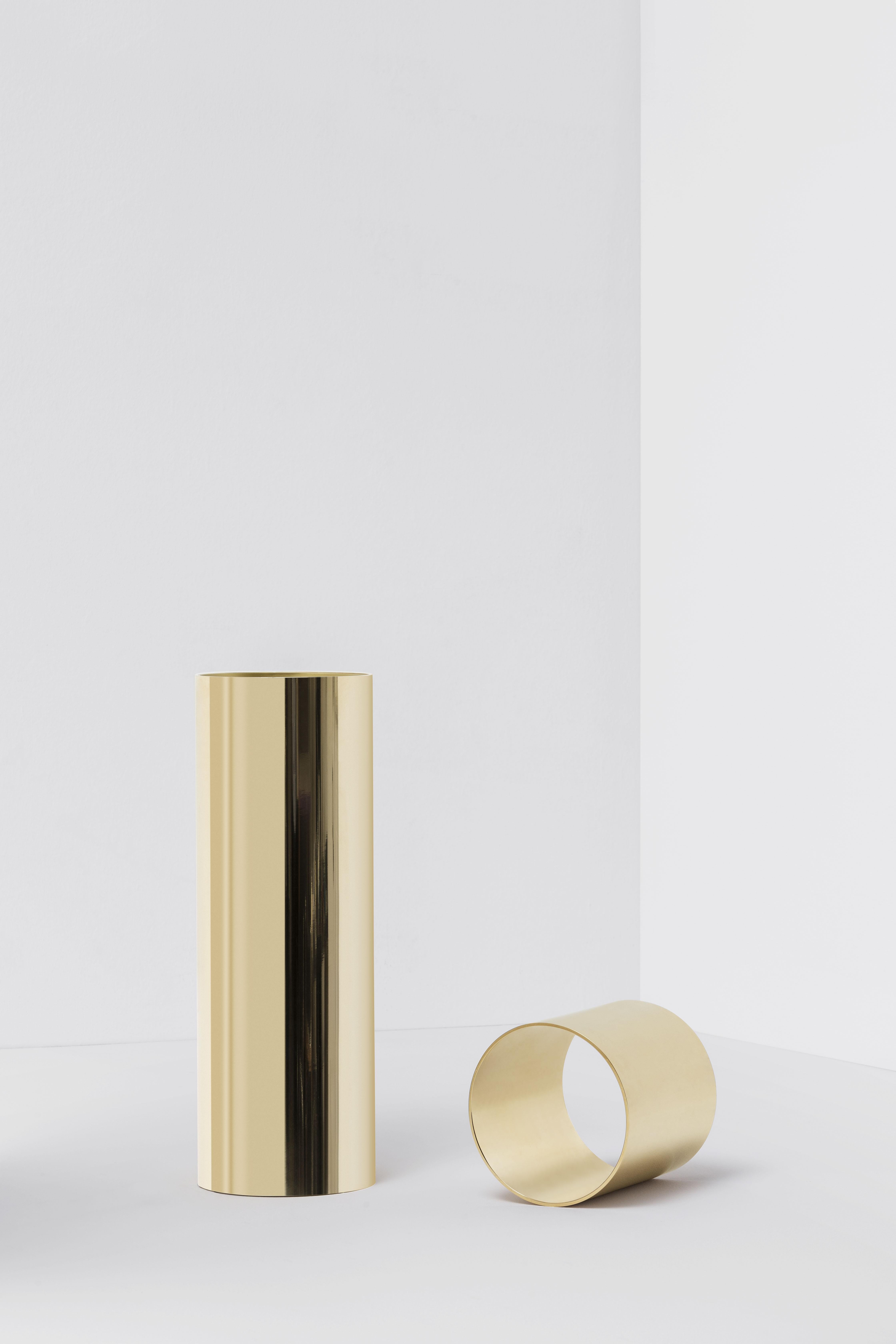 Gold Flos Sawaru Floor Lamp by Nendo 4