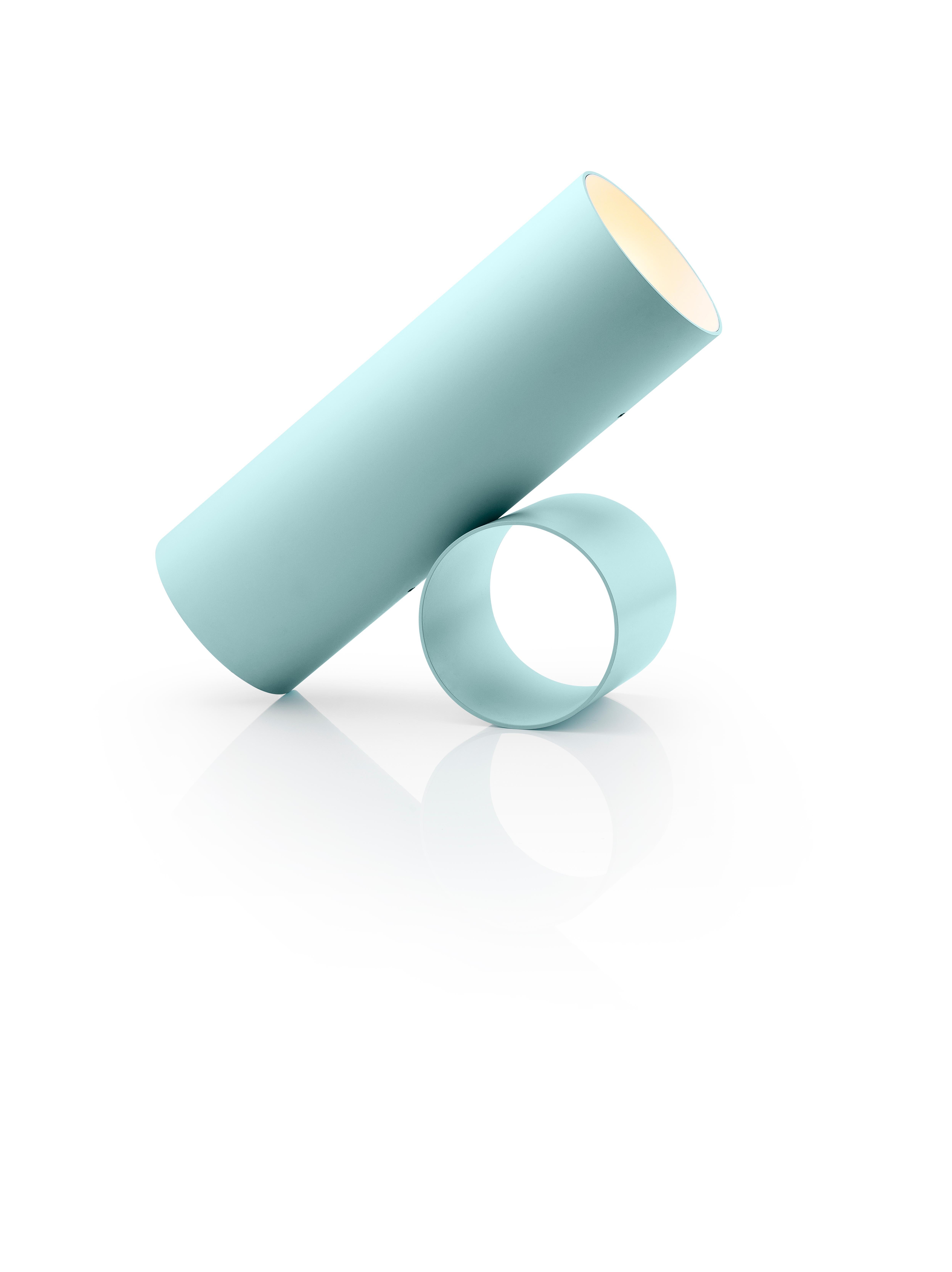 En venta: Lámpara de pie Flos Sawaru de Nendo Blue (Light Blue) 3