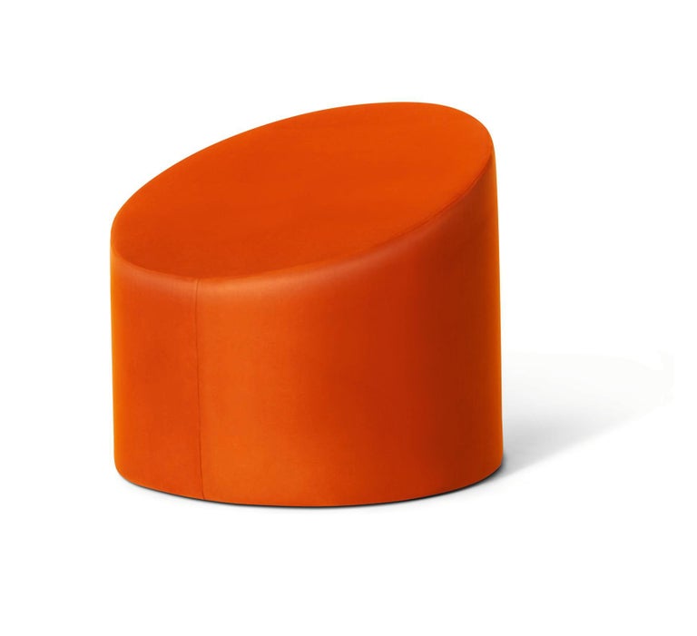 For Sale: Orange GUFRAM Mozza Stool & Chair by Giuseppe Raimondi
