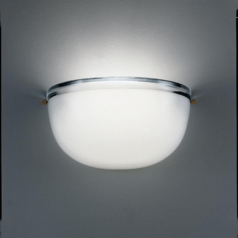 Stilboi Wall Sconce In Silver By Venini For At 1stdibs Wall Sconce In Hand Made N Gl And Chromium Plated Metal A Simple Lighting Option