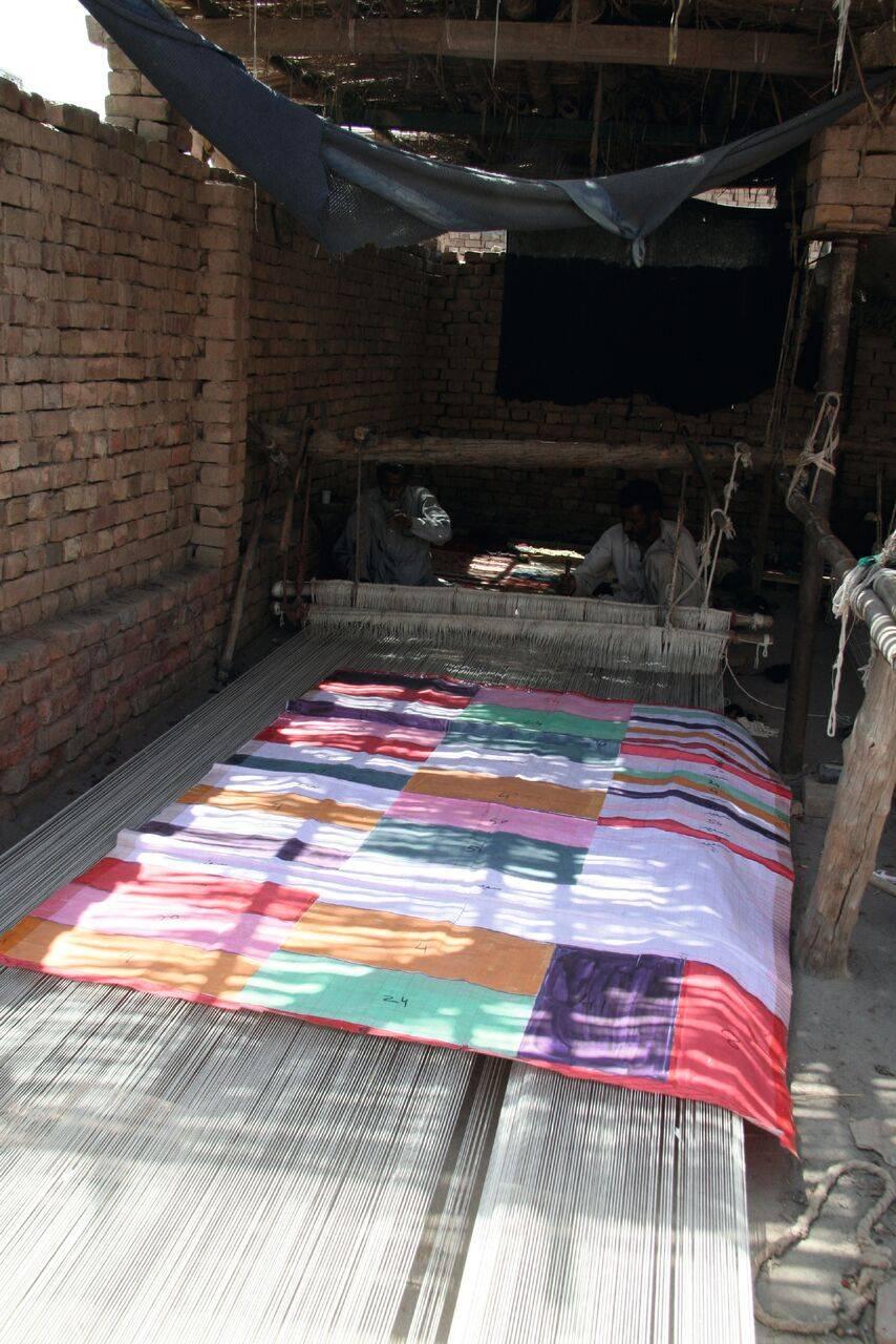 Modern Large Medina 2 Hand-Loomed Afghan Wool Kilim Rug by Nani Marquina, Medium For Sale