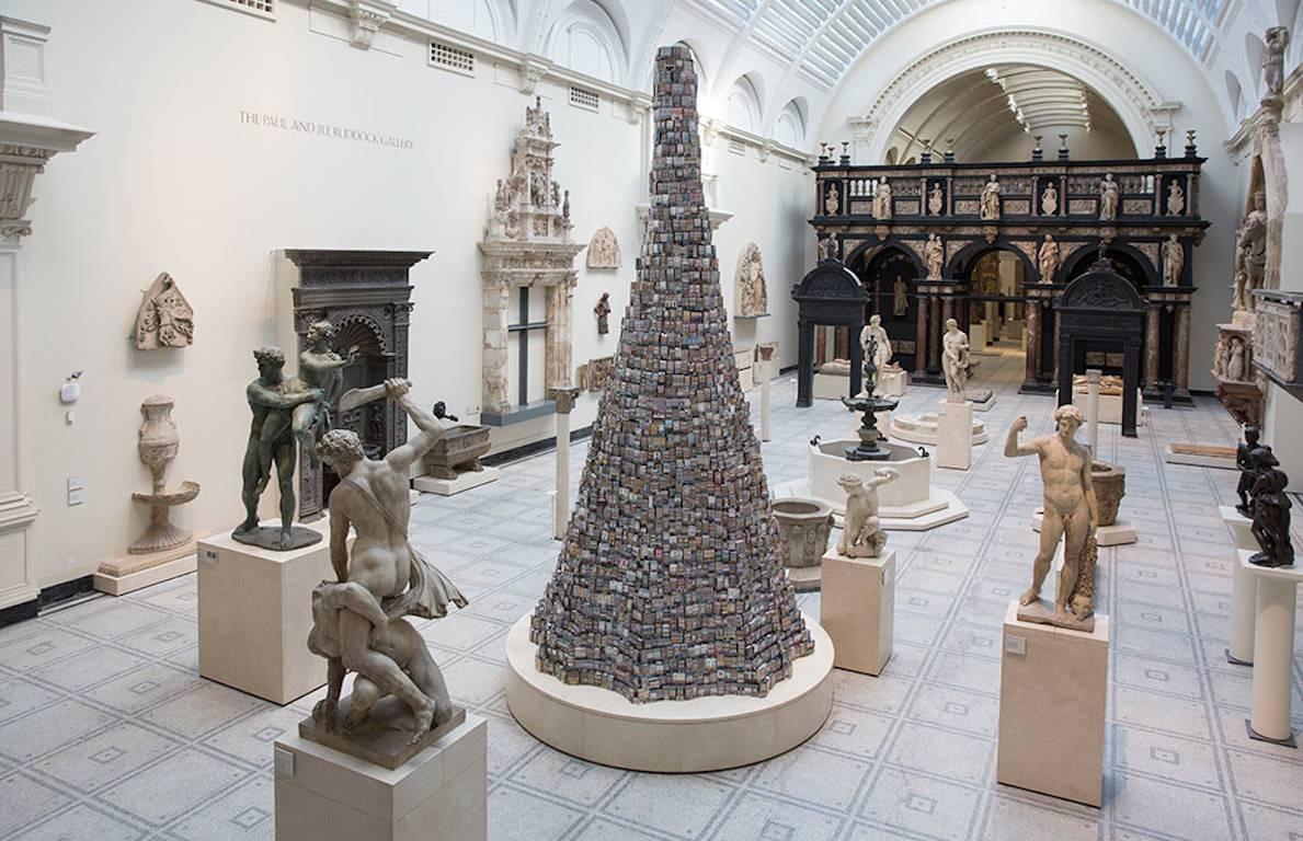 Ceramic Tower of Babel, Sculpture No. 0003, 17-19 Davies Street by Barnaby Barford For Sale