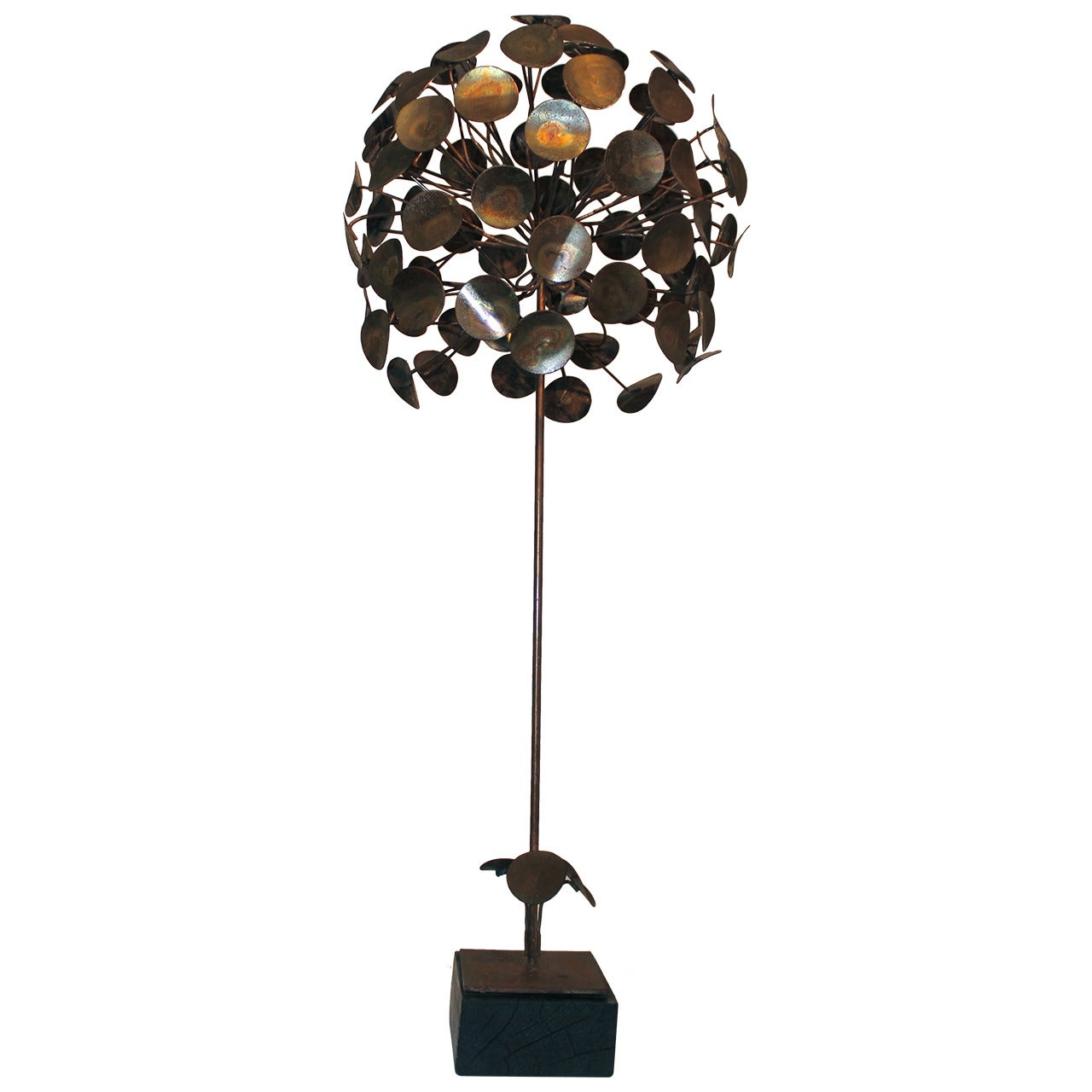 Curtis Jere Sculpture "Dandelion" circa 1970 For Sale