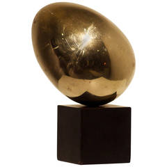 Beautiful Eggs Bronze Sculpture, circa 1970s