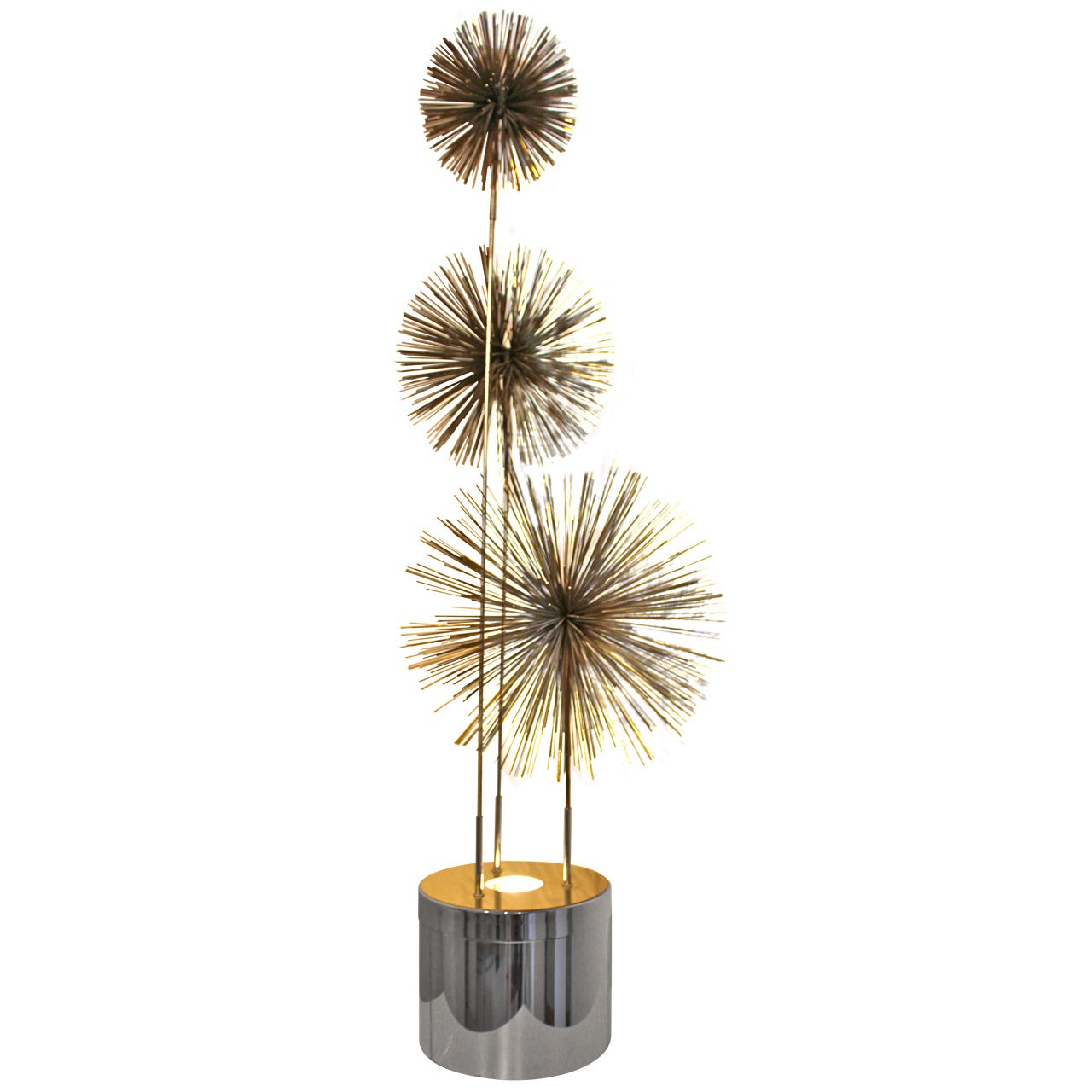 Curtis Jere Pom-Pom Lamp "Urchin Style, " circa 1970 For Sale