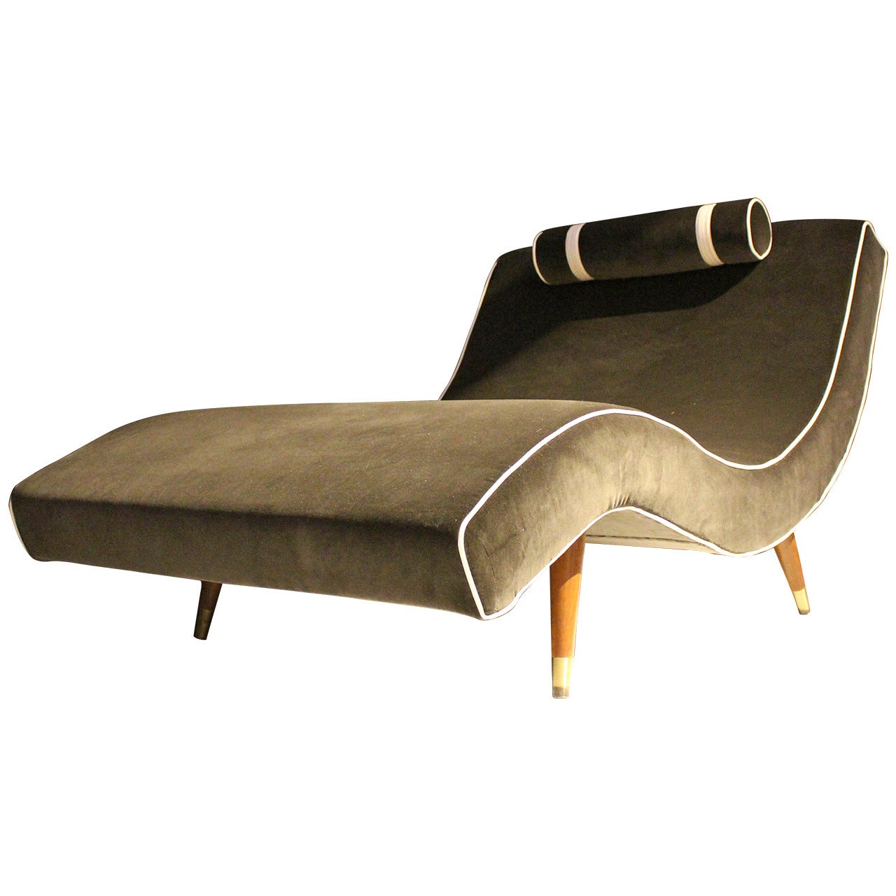 "Wave Chaise" Lounge Chair by Adrian Pearsall, Model # 2147-CL, circa 1960