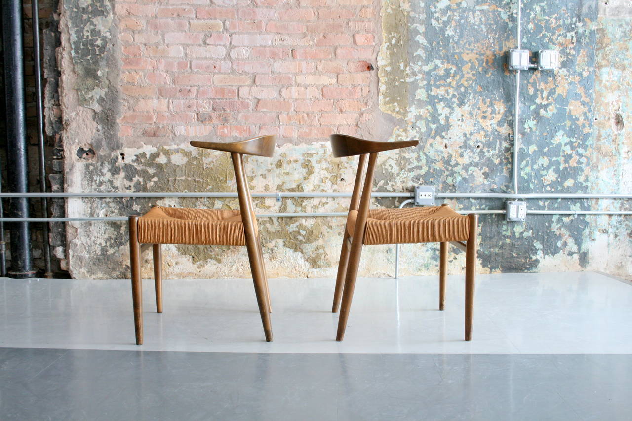 6 Danish Teak Dining Chairs by Folke Ohlsson In Excellent Condition In Chicago, IL