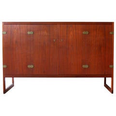 Borge Mogensen two door teak cabinet