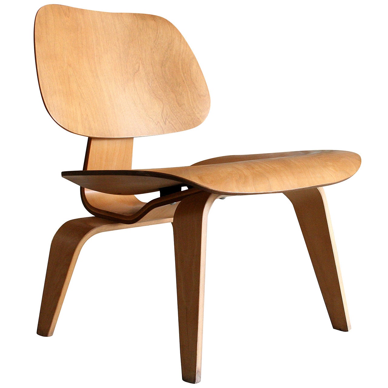 'Lounge Chair Wood' LCW by Charles Eames for Herman Miller   USA 1950's