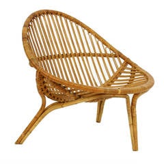 1950s Lounge Chair in the Style of Nanna Ditzel Rana, 1951