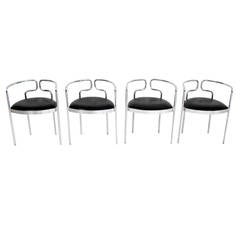 Rare Set of Henning Larsen Dining Chairs for Fritz Hansen, Denmark