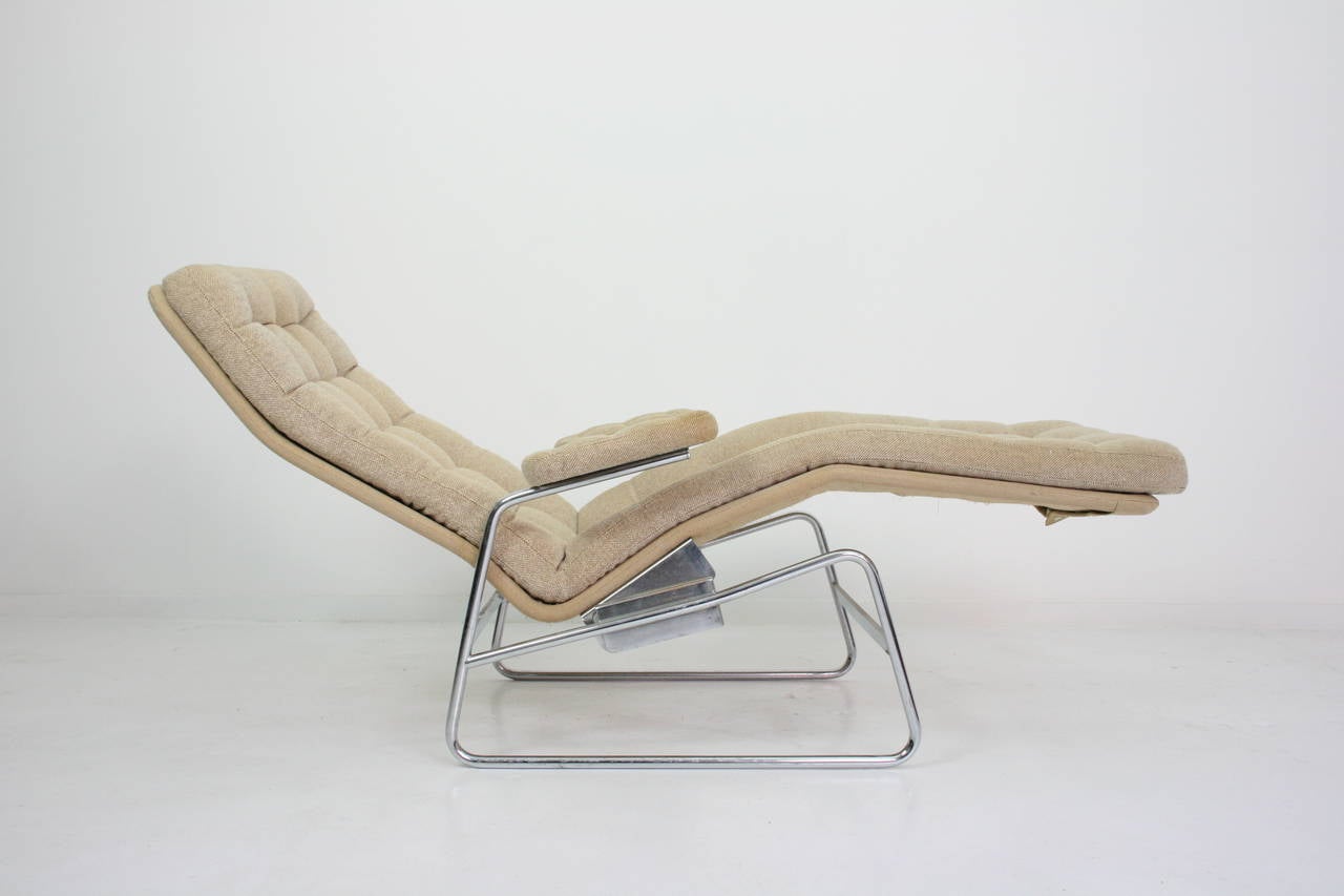 Swedish Bruno Mathsson Rare Adjustable Chaise Lounge or Dux Sweden