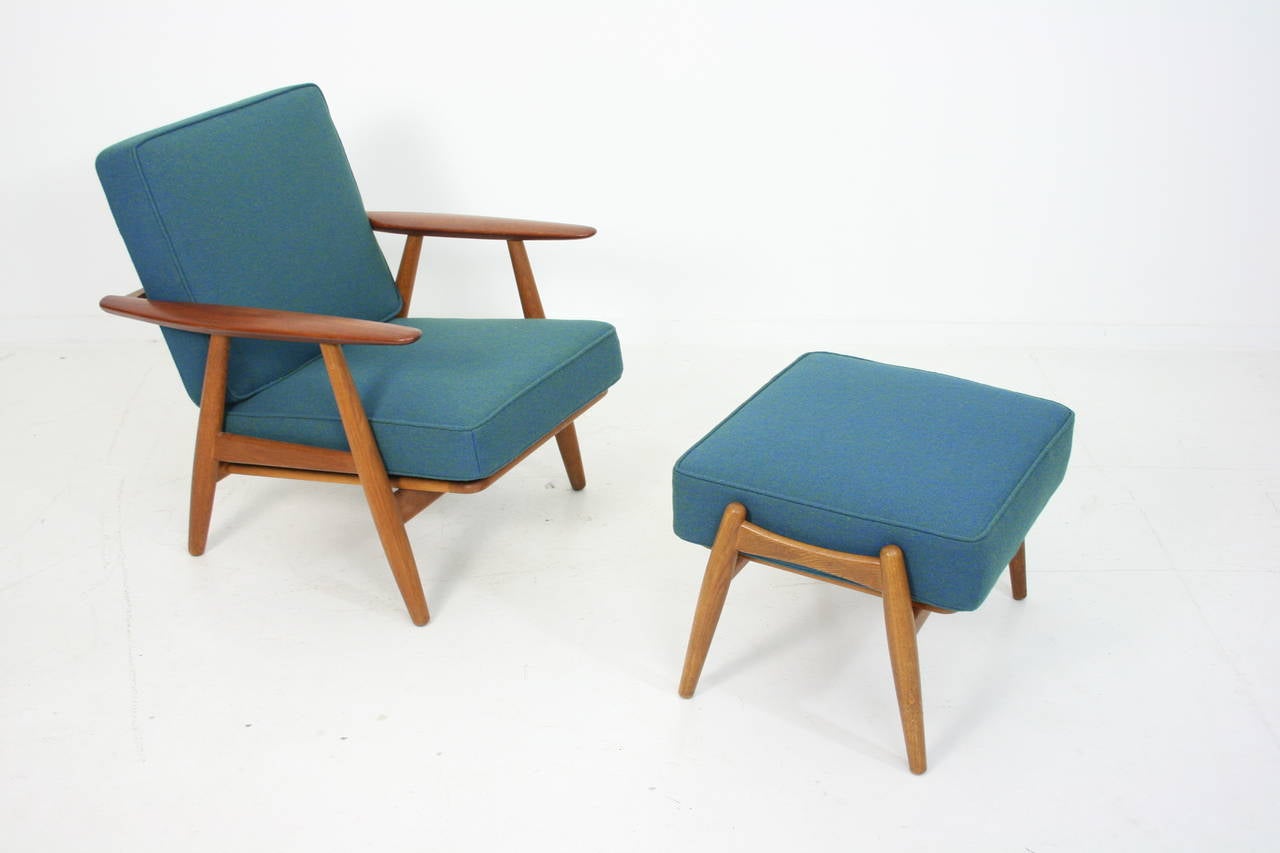 Mid-Century Modern Hans J. Wegner GE-240 “Cigar” Lounge Chair for GETAMA