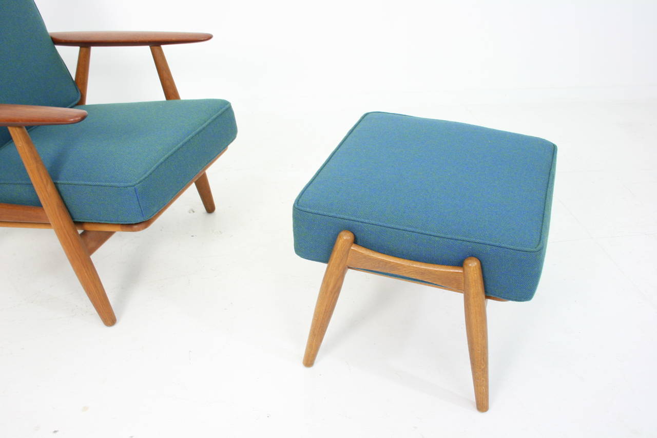Scandinavian Hans J. Wegner GE-240 “Cigar” Lounge Chair for GETAMA