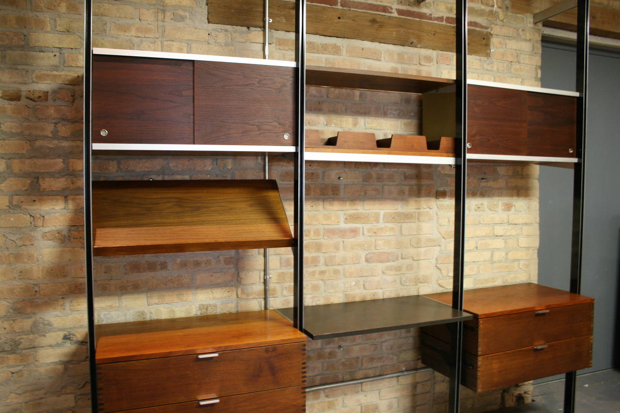 George Nelson CSS (Comprehensive Storage System) Wall Unit In Good Condition In Chicago, IL