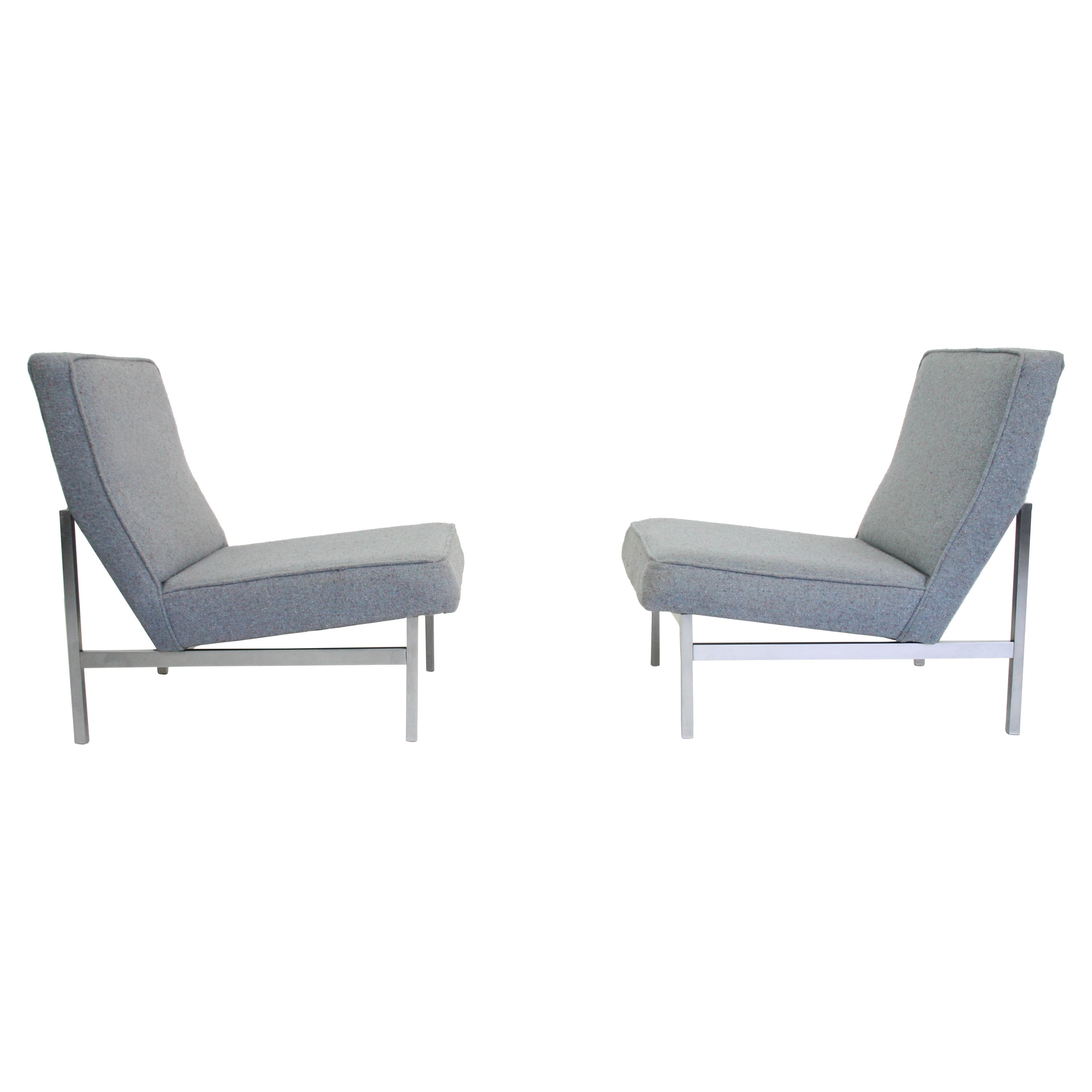 Pair of Florence Knoll Lounge Chairs, Model 2251, Knoll Associates, USA, 1955