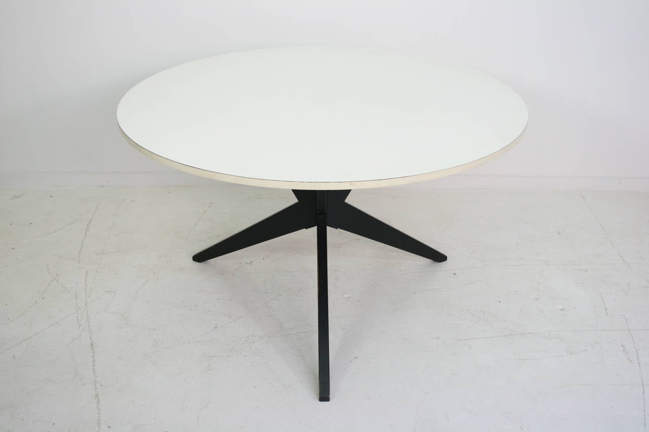 Mid-Century Modern Rare Hans Bellman 'Popsicle' Dining Table, Knoll, 1947