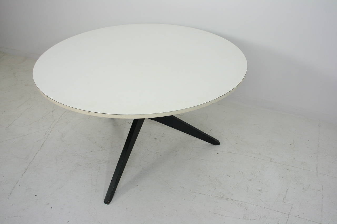 Swiss Rare Hans Bellman 'Popsicle' Dining Table, Knoll, 1947