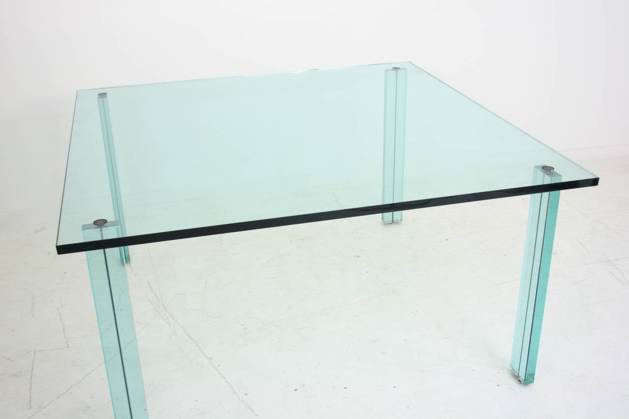 Modern 1986 Renzo Piano Teso Dining or Work Table for Fontana Arte Italy