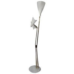 Sculptural Gilardi & Barzaghi Floor Lamp