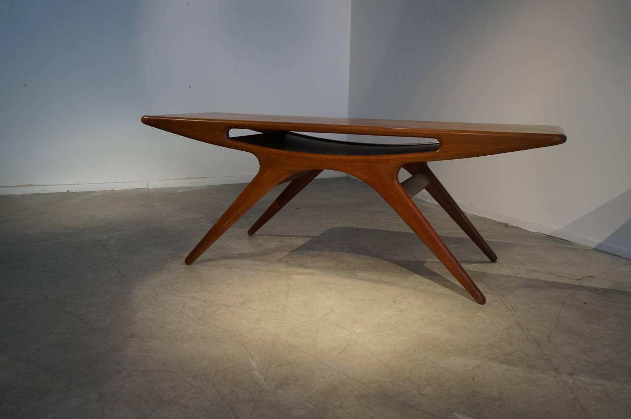 Mid-20th Century Sculptural Smile Coffee Table by Johannes Andersen