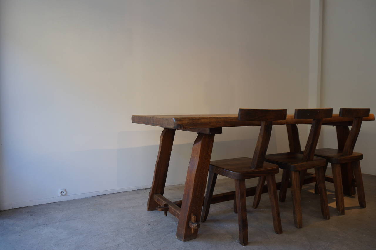 Dining Table by Olavi Hanninen In Good Condition In Saint-Ouen, FR