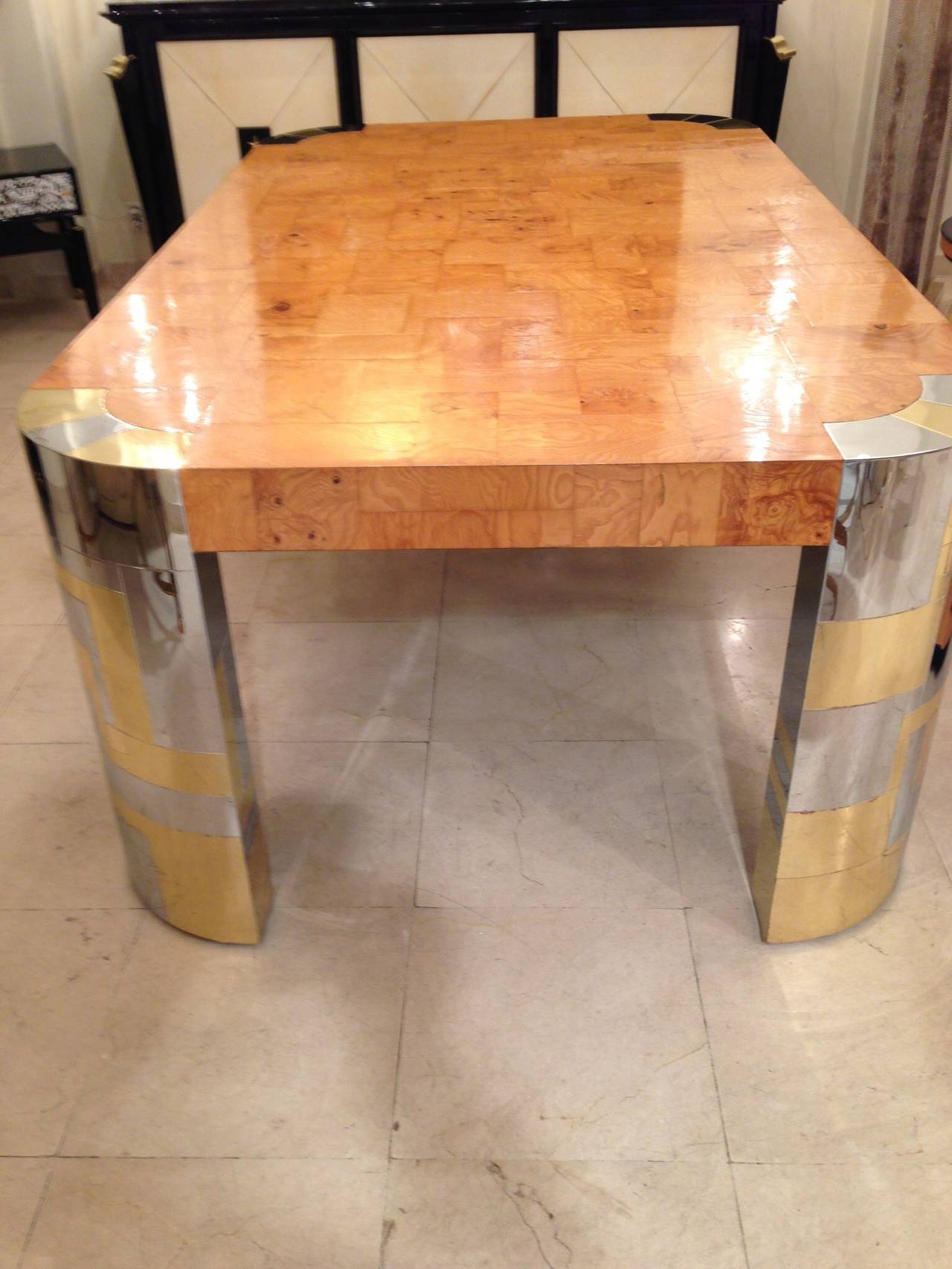 American Paul Evans Cityscape Table For Sale