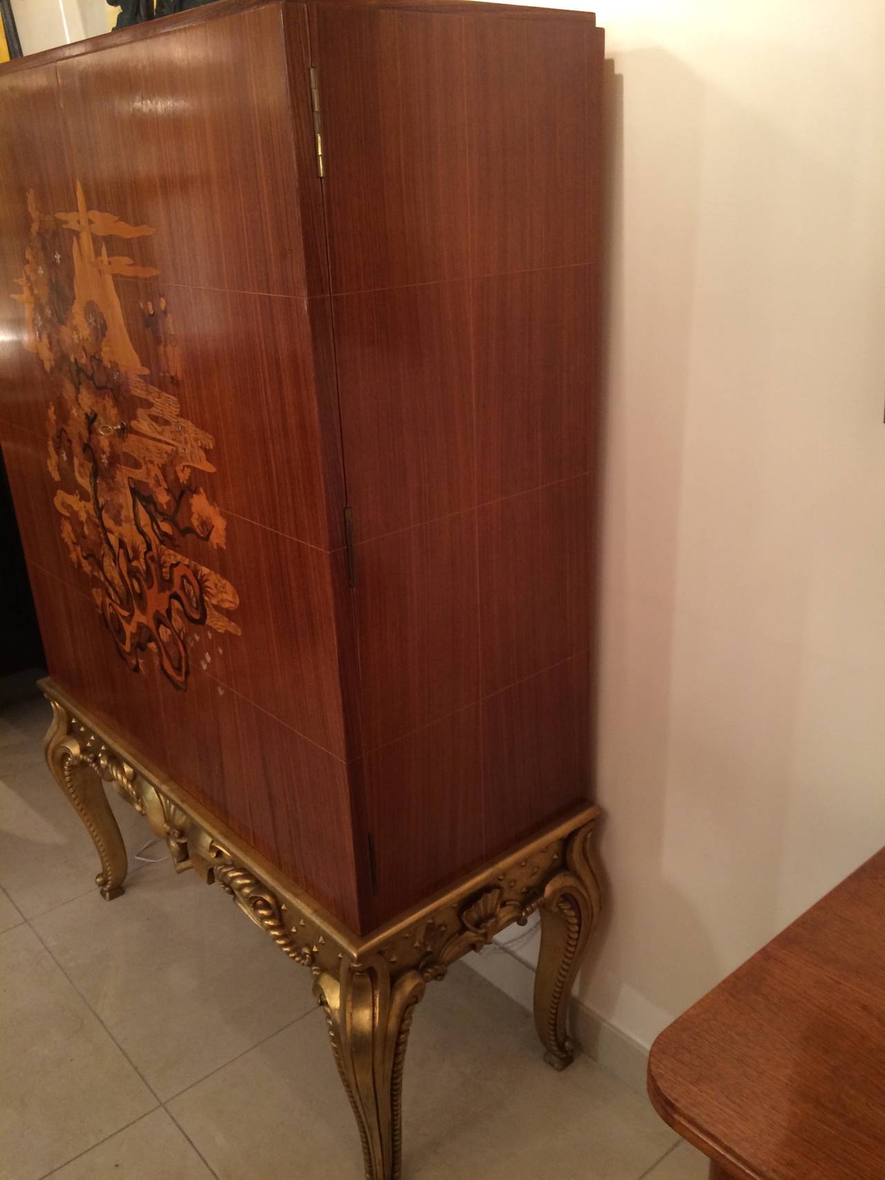 1930s Cabinet by Maurice Dufresne In Good Condition For Sale In Saint-Ouen, FR