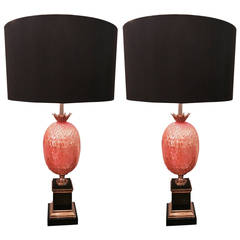 Pair of Tables Lamps atributed to Maison Charles