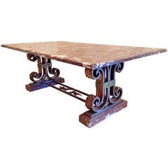 Vintage Art Deco Table Attributed to Poillerat