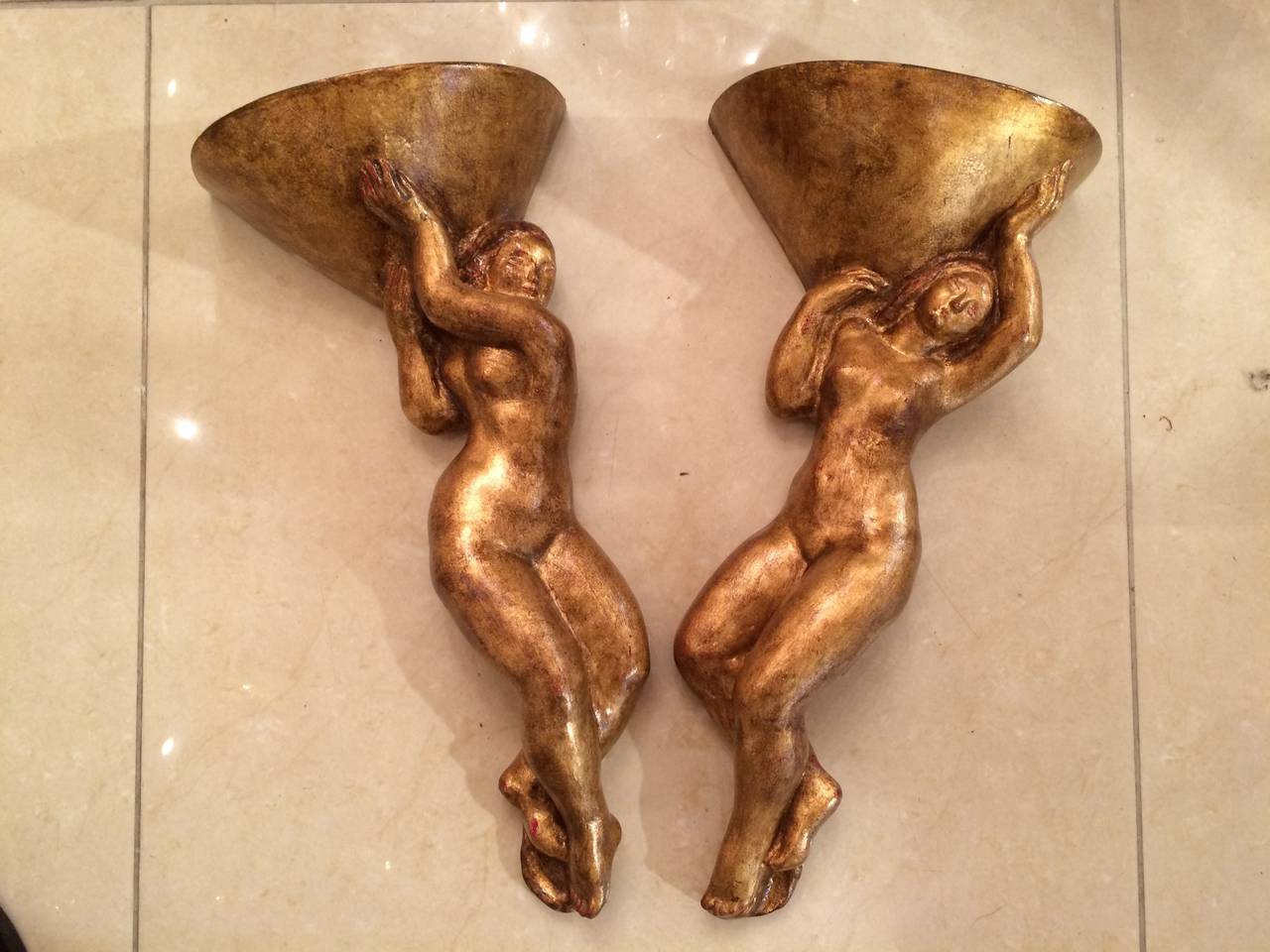 Pair of 1940´s Sconces For Sale 3