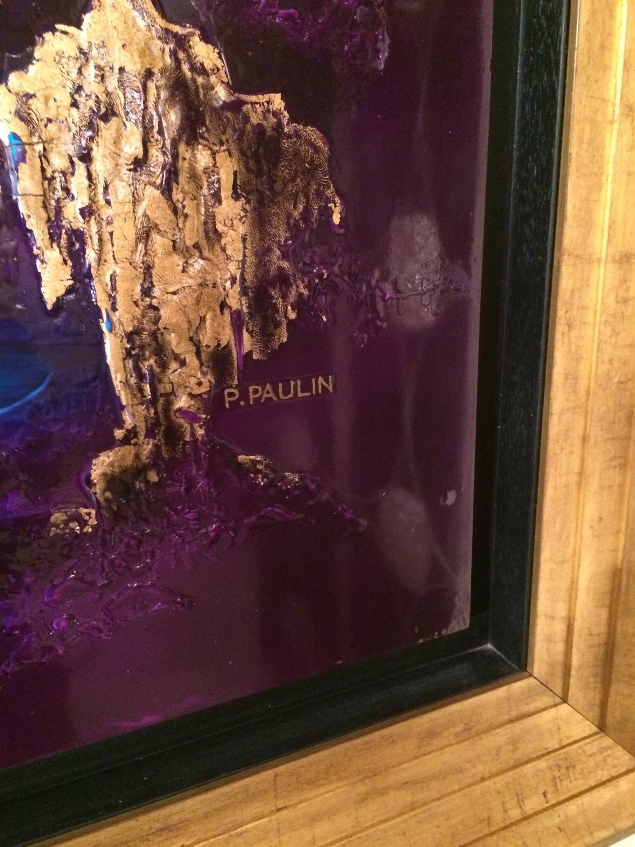 1960s Lacquer Painting by Pierre Paulin In Excellent Condition In Saint-Ouen, FR