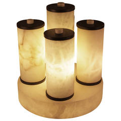 Bauhaus Style Design Alabaster Five Cylinders Lamp