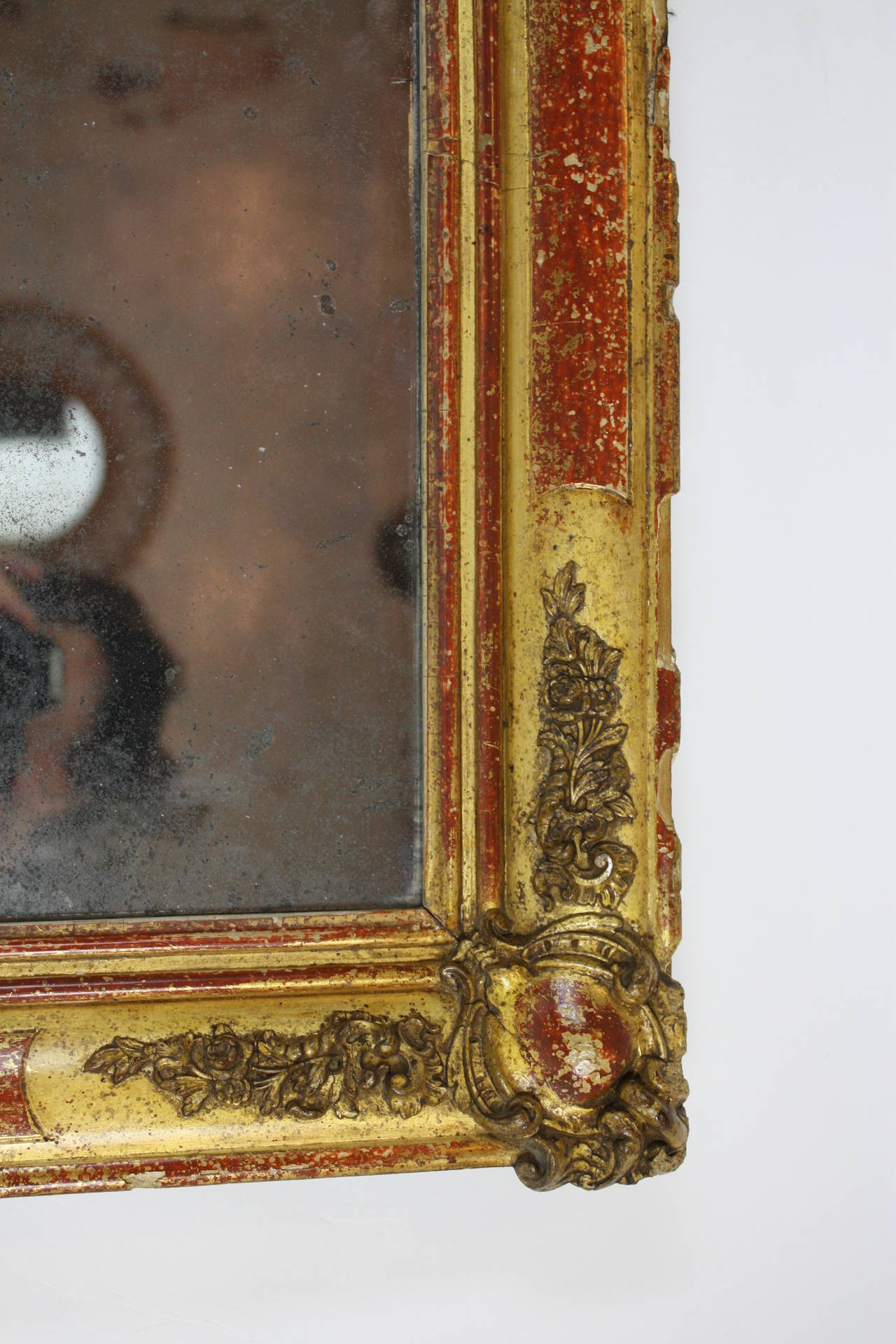Antique French Restauration Period mirror 1